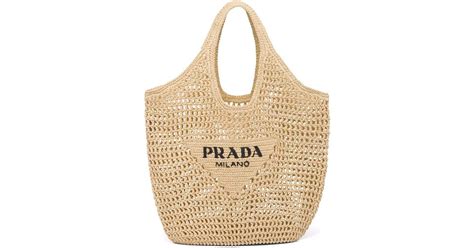 straw prada bag|prada raffia tote bag.